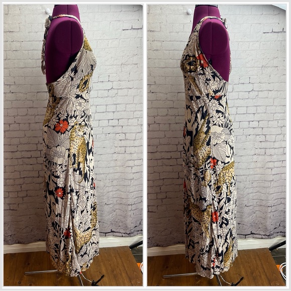 Vintage Queens Way to fashion size 34 halter maxi dress - Picture 2 of 9